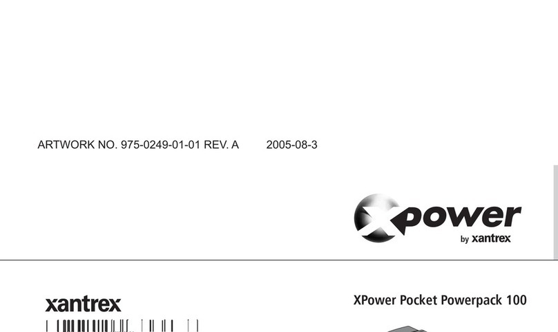 Xantrex Powerpack 100 User manual