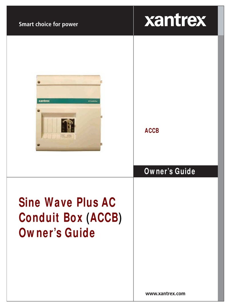 Xantrex ACCB User manual