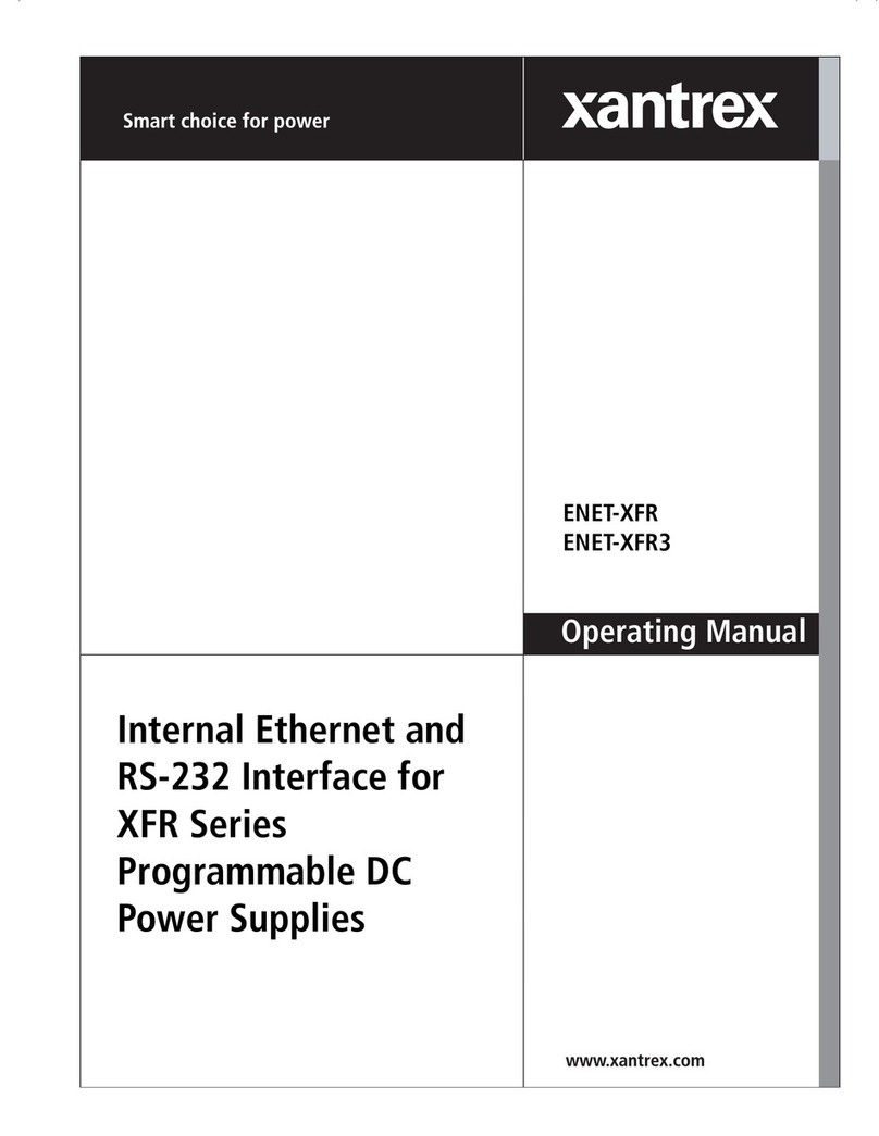 Xantrex ENET-XFR User manual