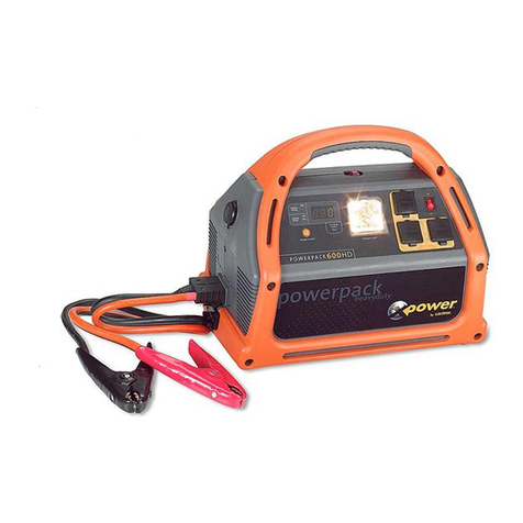 Xantrex XPower Powerpack 600HD User manual
