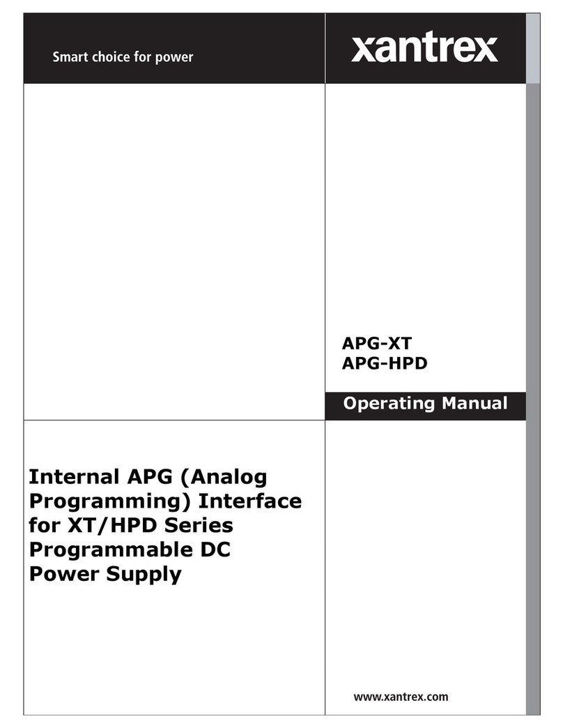 Xantrex APG-HPD User manual