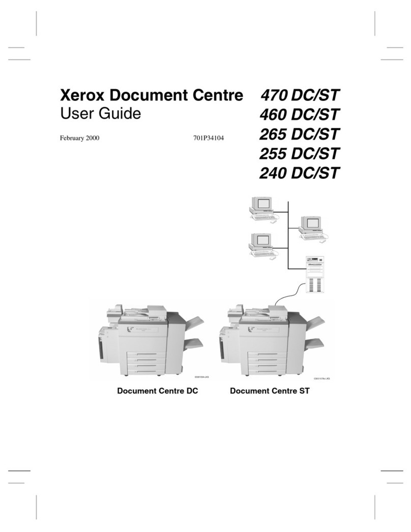 Xerox Document Centre 240 DC User manual