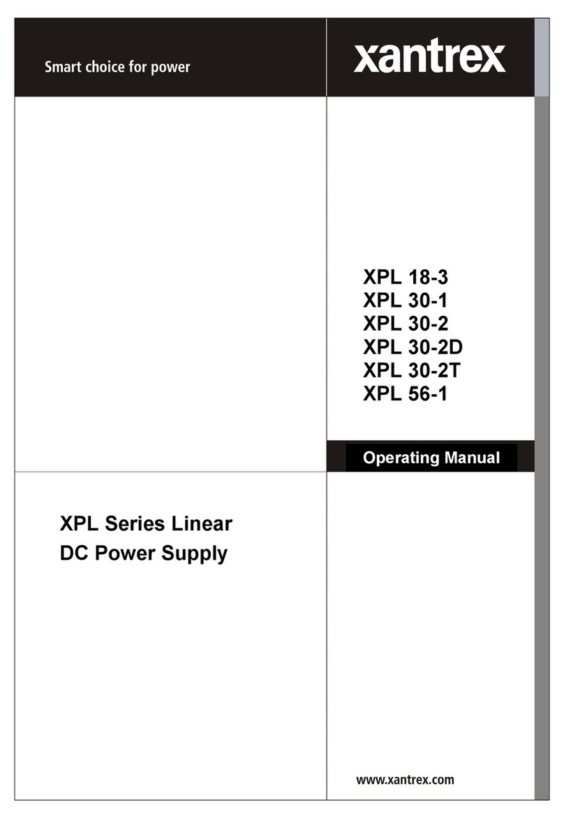 Xantrex XPL 18-3 User manual