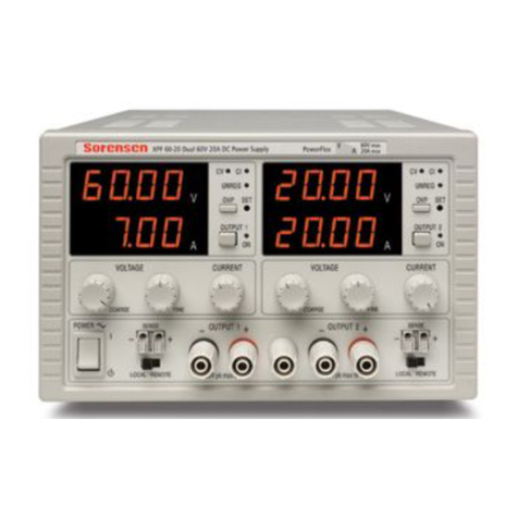 Xantrex XPF 60-20 operating manual