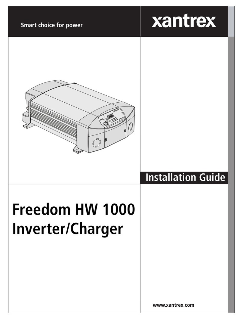 Xantrex FREEDOM HW 1000 installation guide Xantrex FREEDOM HW 1000 installation guide
