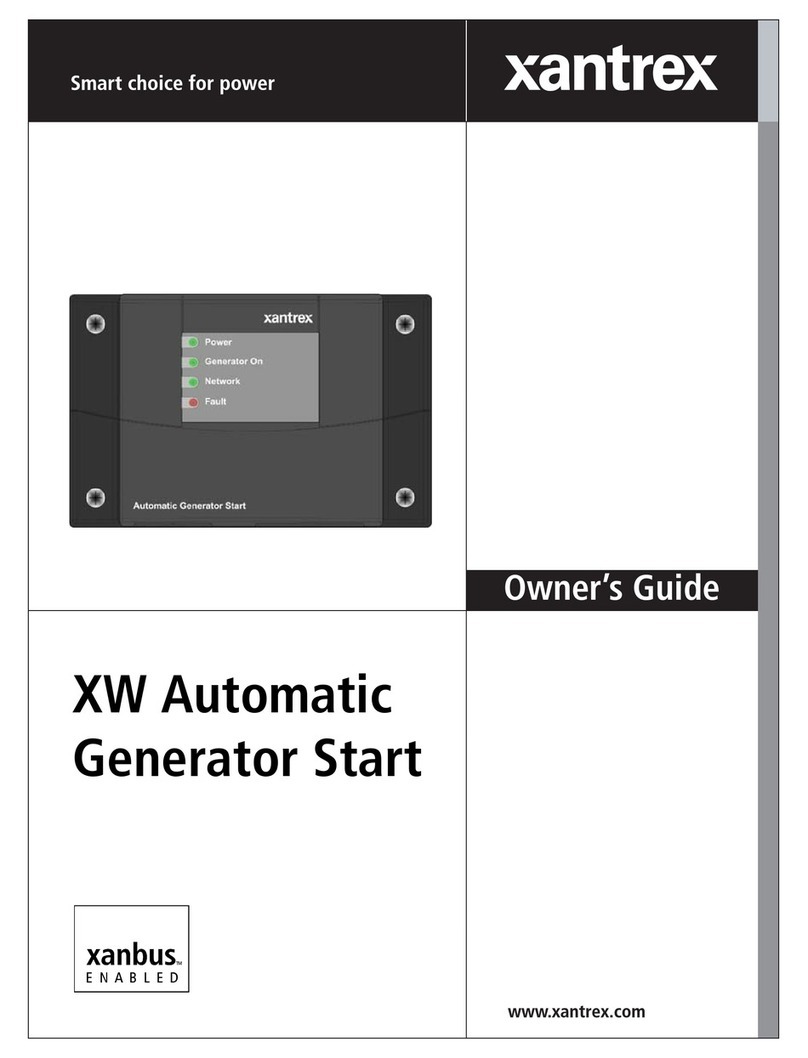 Xantrex XW User manual Xantrex XW User manual