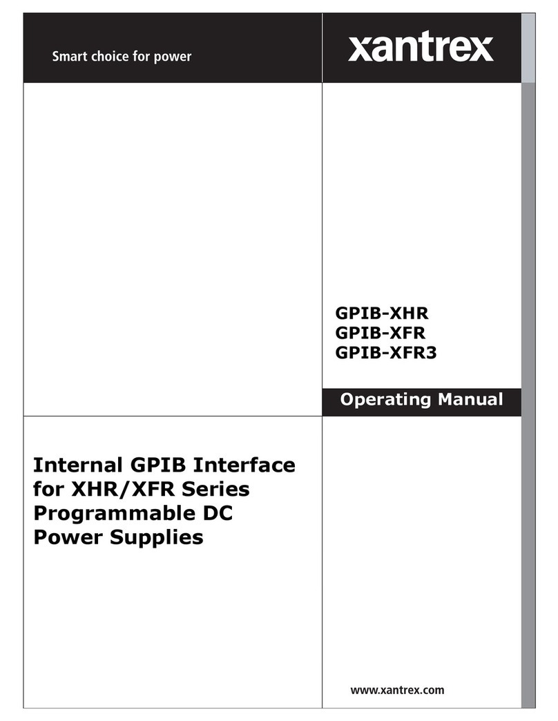 Xantrex XHR operating manual