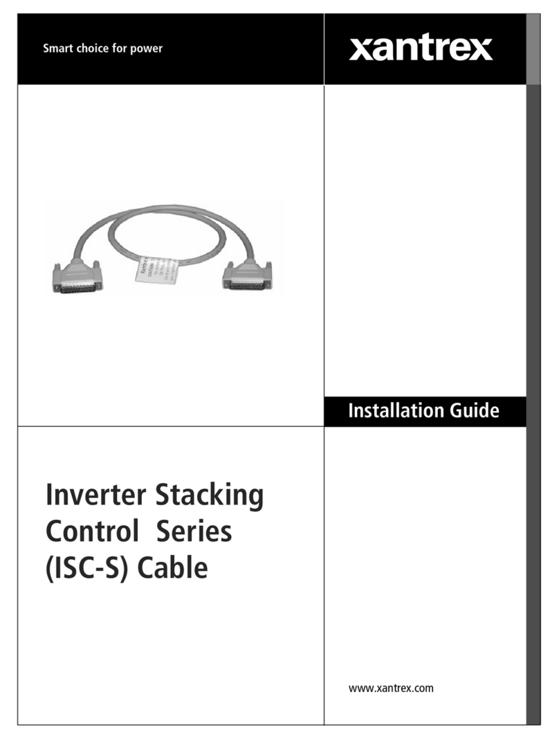 Xantrex power Inverter Stacking installation guide Xantrex power Inverter Stacking installation guide
