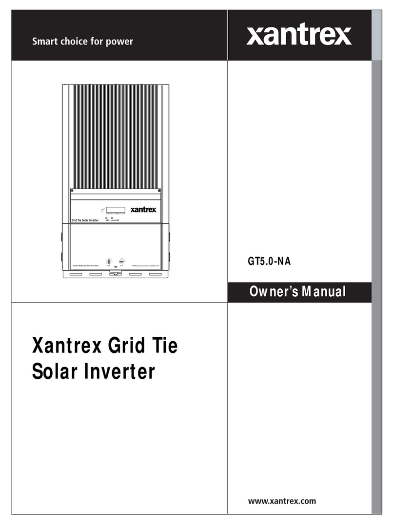 Xantrex GT5.0-NA User manual