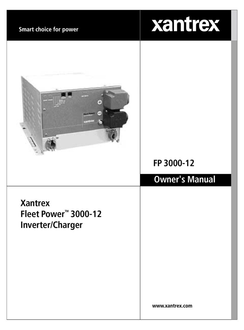 Xantrex Fleet Power FP 3000-12 owner's manual