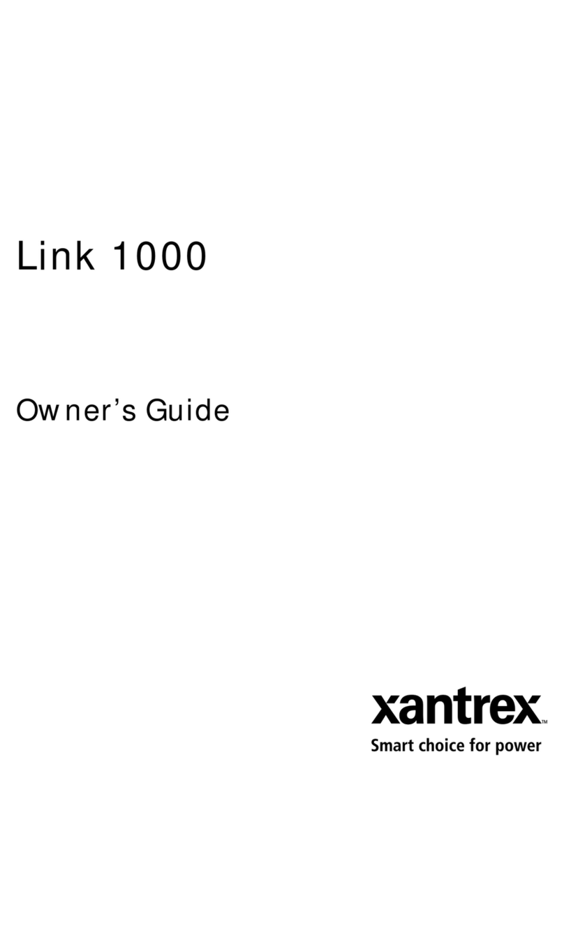 Xantrex Link 1000 User manual