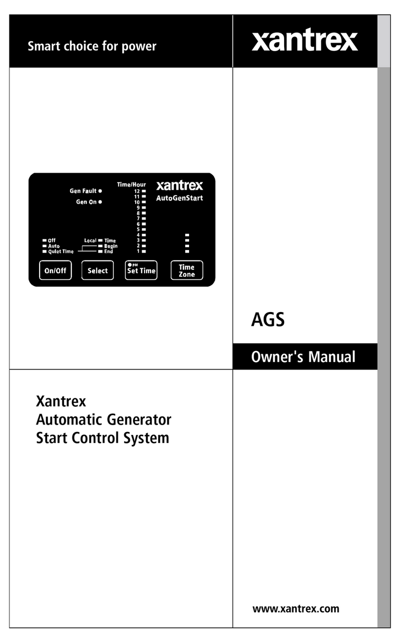 Xantrex AGS owner's manual