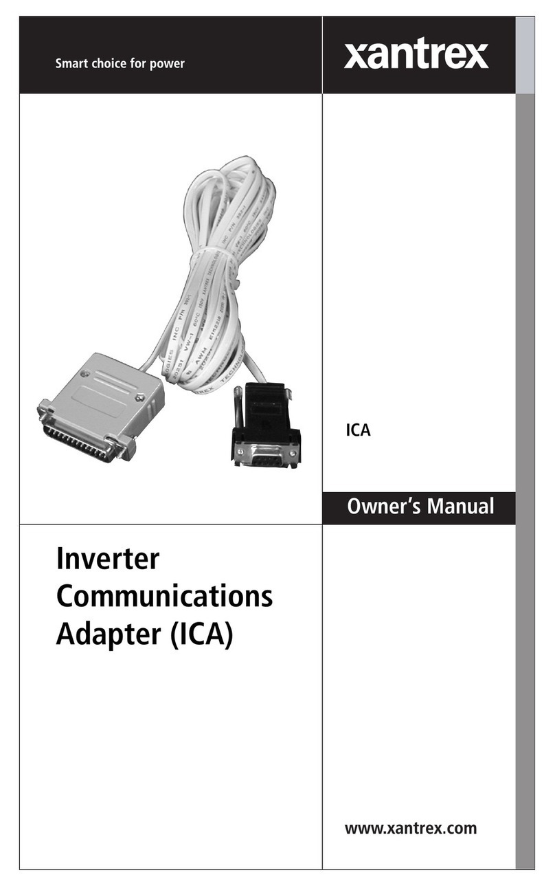 Xantrex Inverter Communications Adapter owner's manual