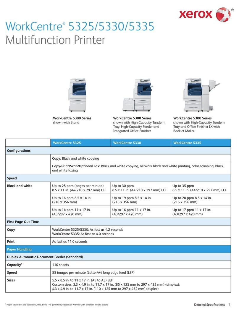Xerox WORK CENTRE 5325 User manual