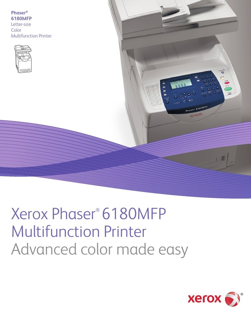 Xerox Phaser 6180MFP User manual Xerox Phaser 6180MFP User manual