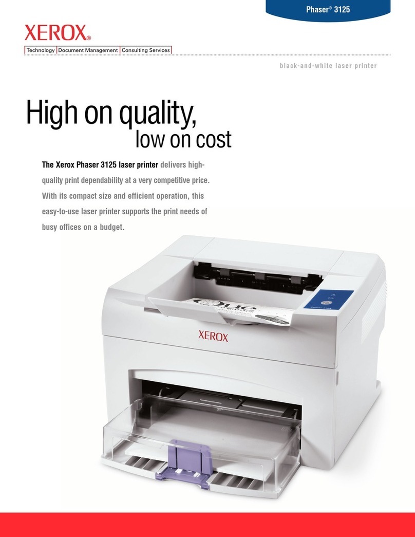 Xerox PHASER 3125 User manual