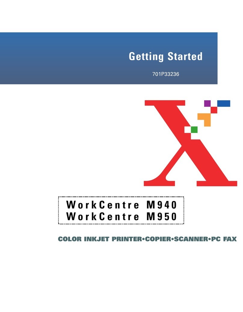 Xerox WorkCentre m940 User manual Xerox WorkCentre m940 User manual