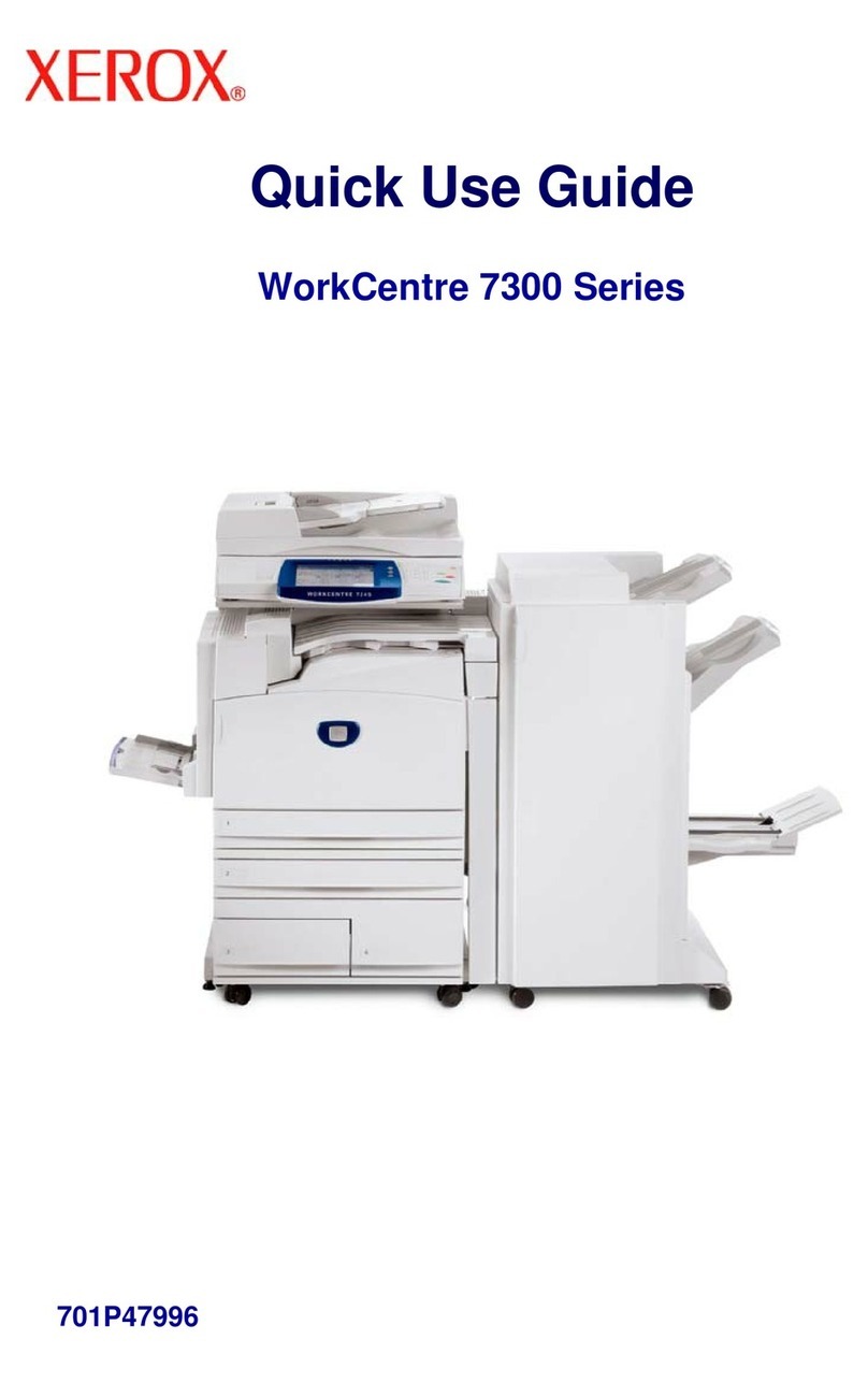 Xerox WorkCentre 7300 Series Quick use guide