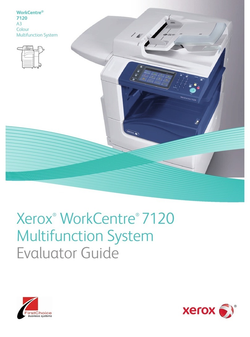 Xerox WORKCENTRE 7120 User manual
