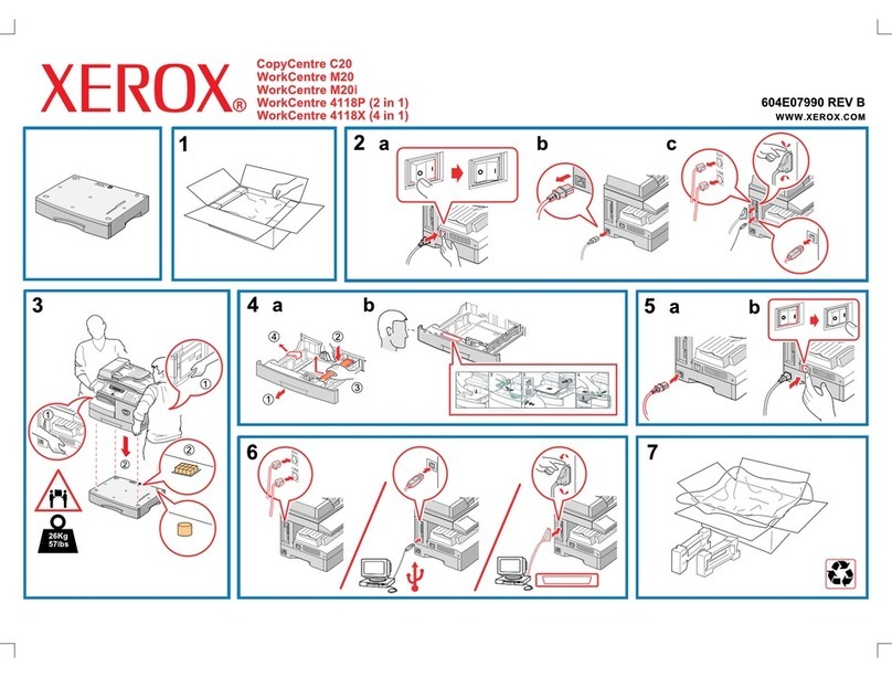 Xerox 4118P - WorkCentre B/W Laser User manual