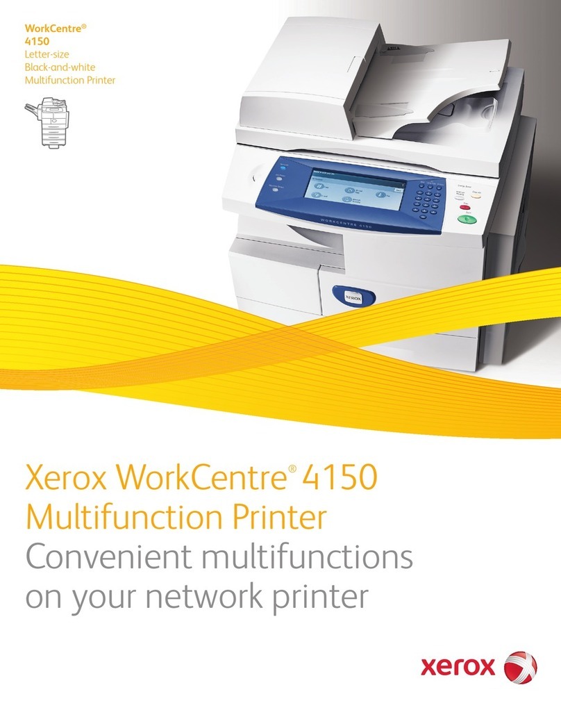 Xerox 4150S - WorkCentre B/W Laser User manual