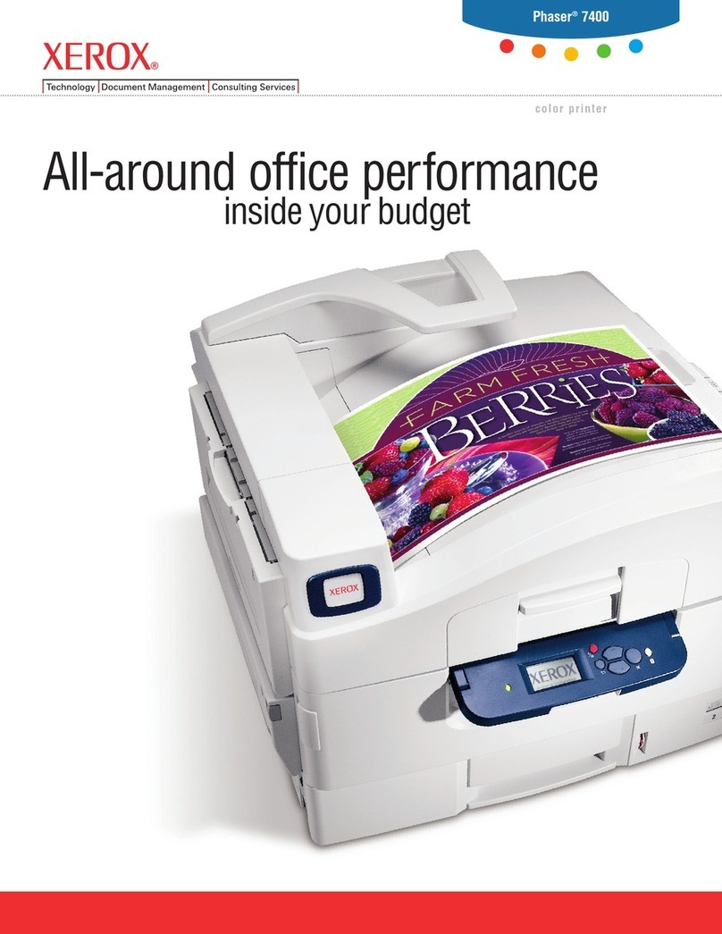 Xerox Phaser 7400 User manual