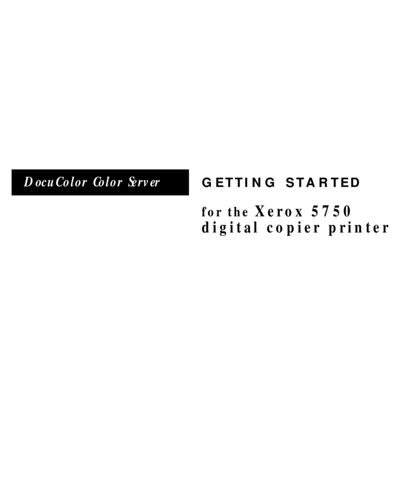 Xerox DocuColor 5750 User manual