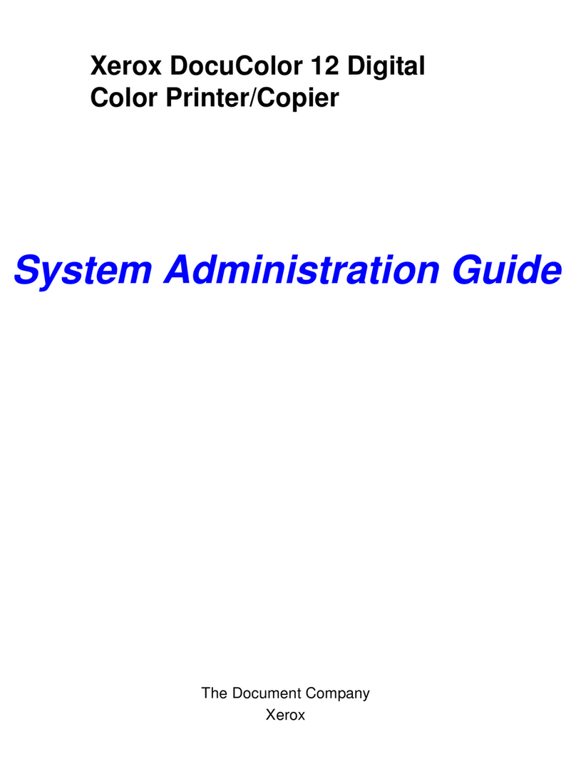 Xerox DocuColor a2 Instruction Manual