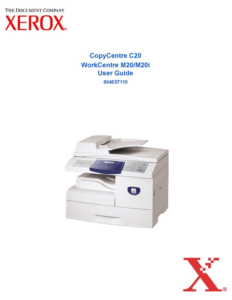 Xerox COPYCENTRE M20I User manual