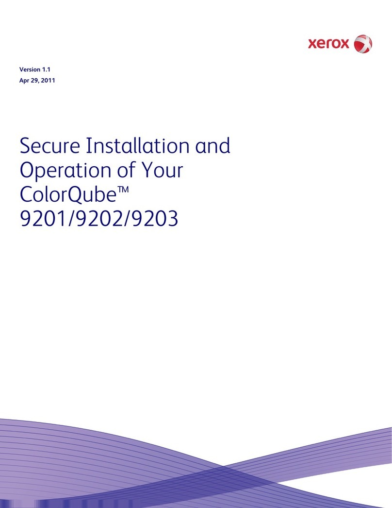 Xerox COLORQUBETM 9201 User manual