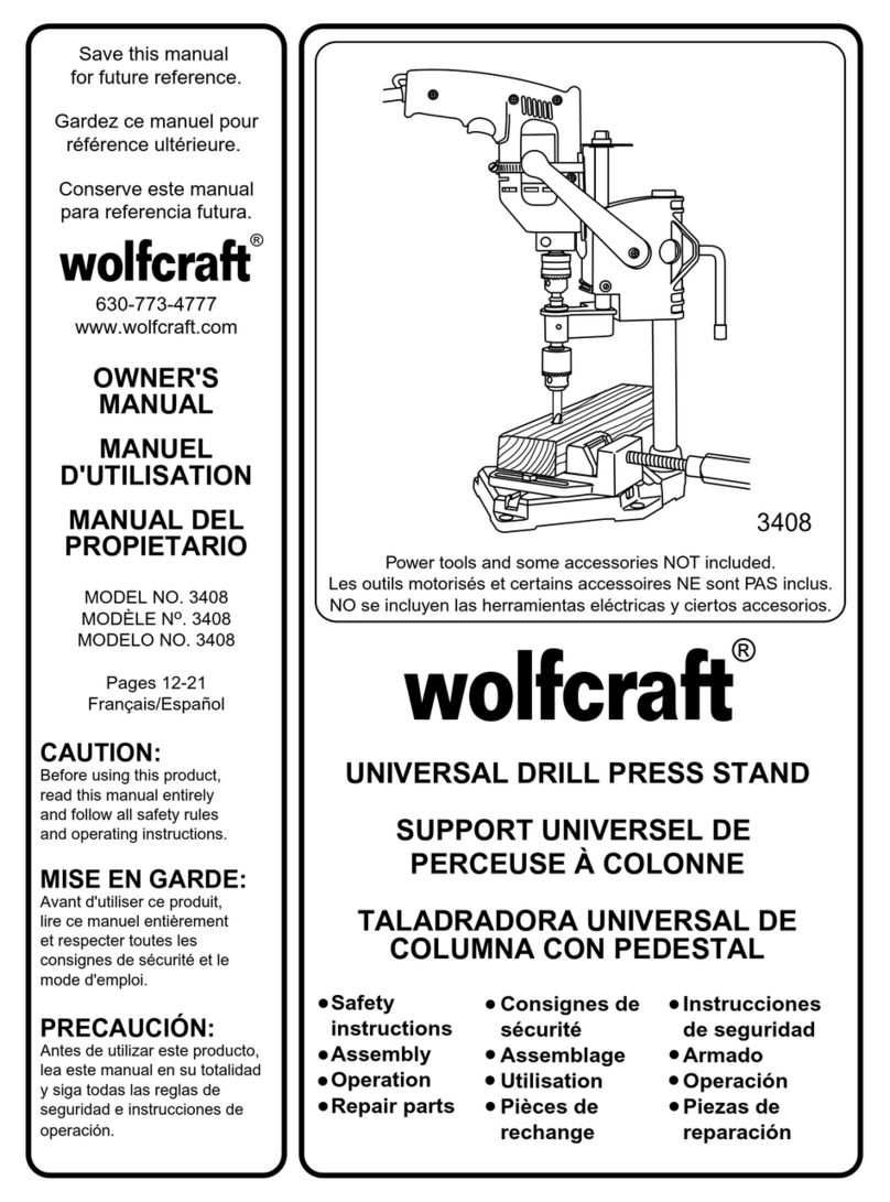 Wolfcraft 3408 User manual