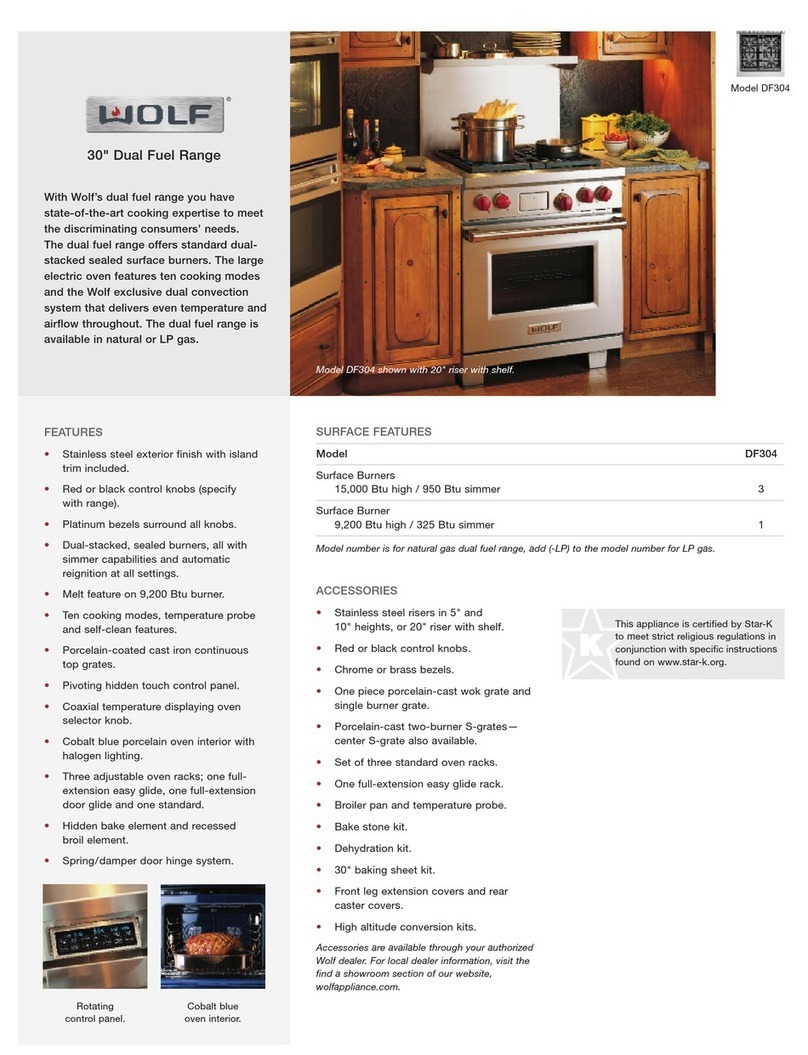 Wolf DF304 User manual Wolf DF304 User manual
