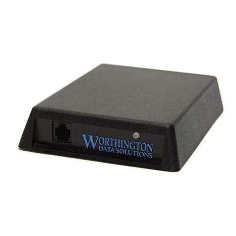 Worth Data Serial Bar Code Reader RS-232 installation guide