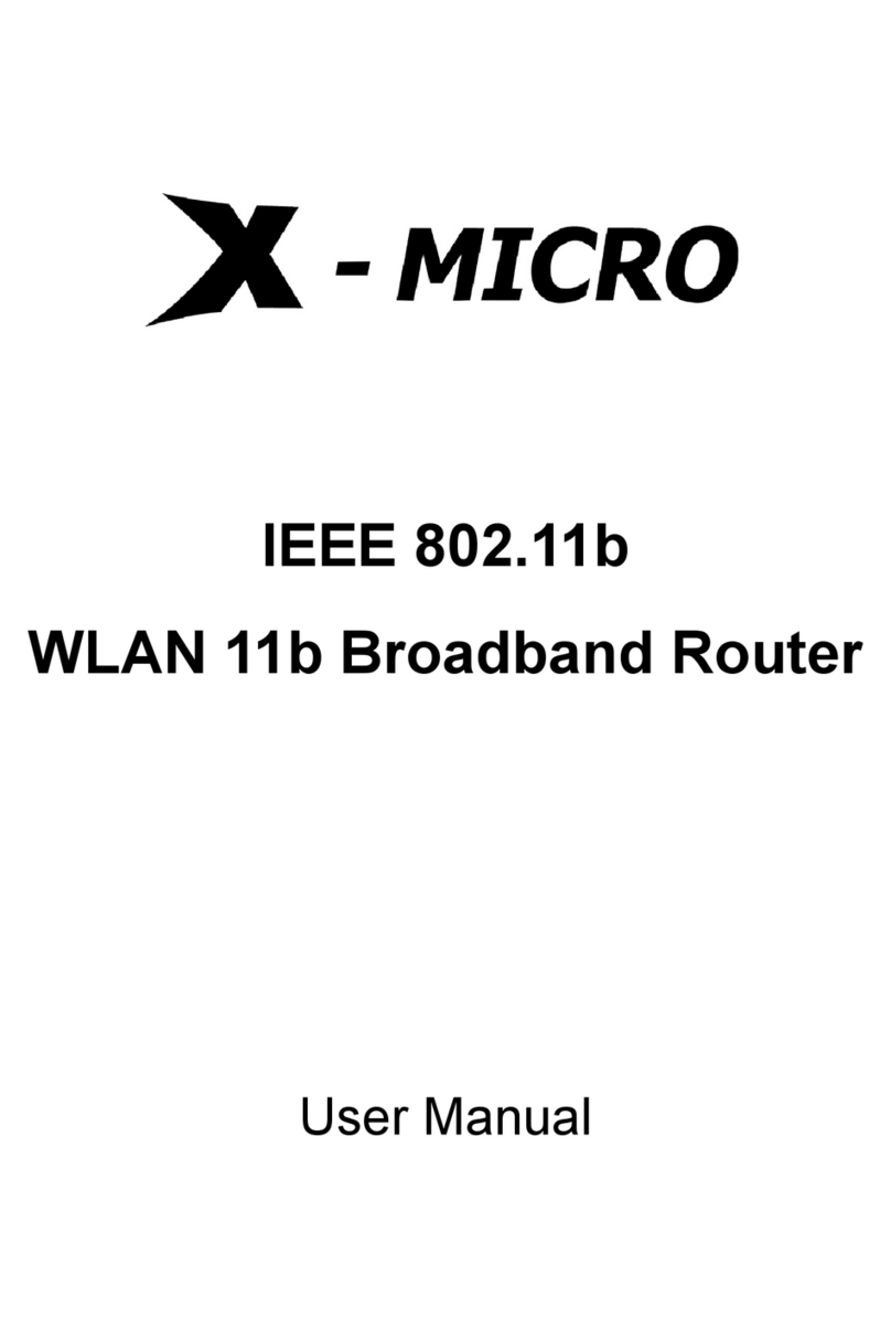 X-Micro IEEE 802.11b user manual