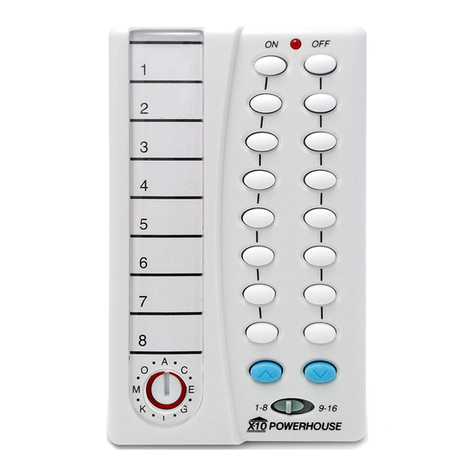 X10 PalmPad HR12A User manual