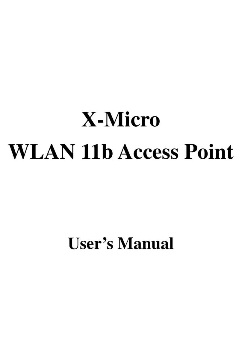 X-Micro WLAN 11b Broadband Router user manual