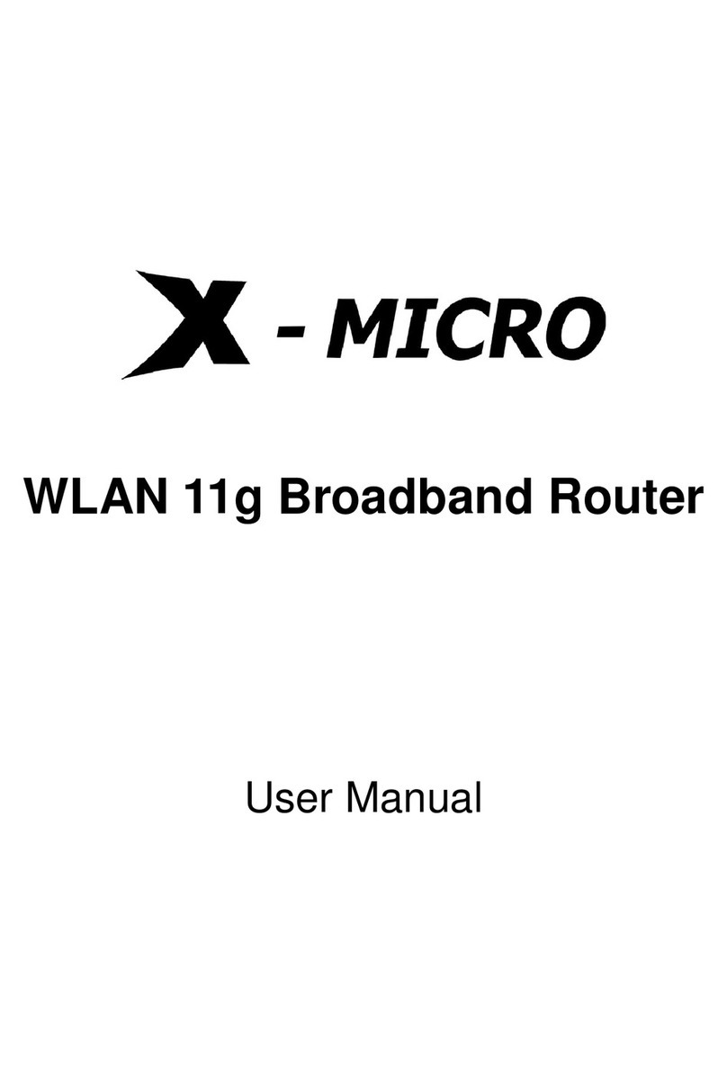 X-Micro WLAN 11g User manual
