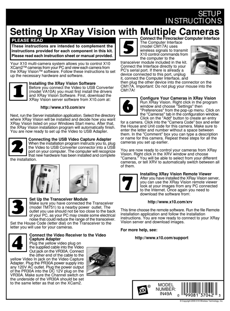X10 IN49A Manual