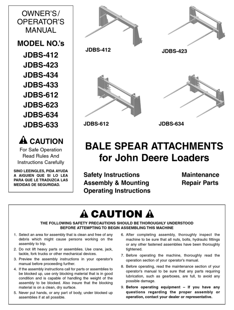 Worksaver JDBS-412 Owner's/operator's manual