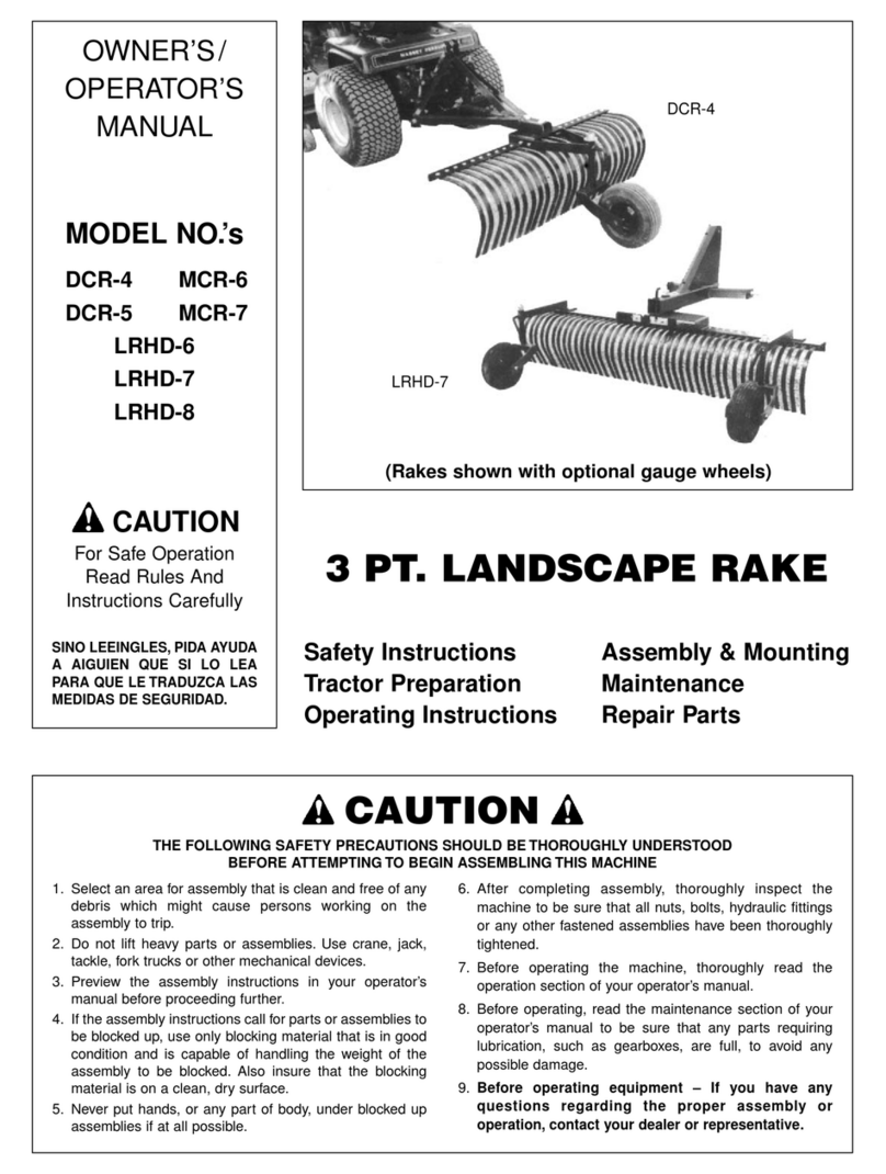 Worksaver DCR-4 Owner's/operator's manual