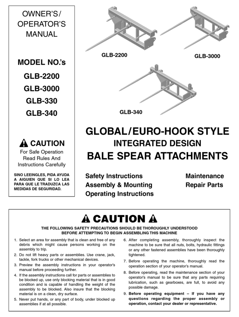 Worksaver GLB-3000 Owner's/operator's manual