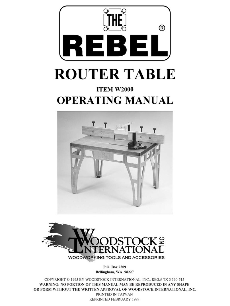 Woodstock The Rebel W2000 operating manual