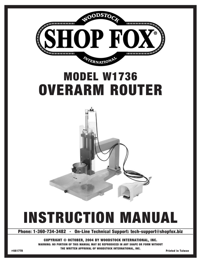 Woodstock SHOP FOX W1736 instruction manual