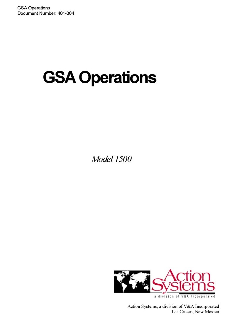 Action Systems Action Systems 1500 user manual Action Systems Action Systems 1500 user manual