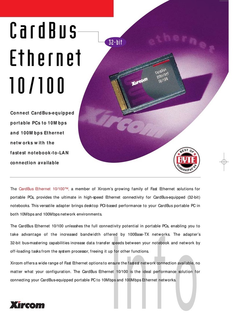 Xircom 10 Specifications