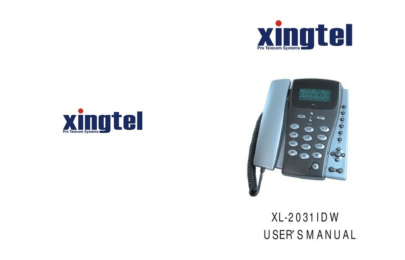 Xingtel Xiamen Electronics XL-2031IDW user manual