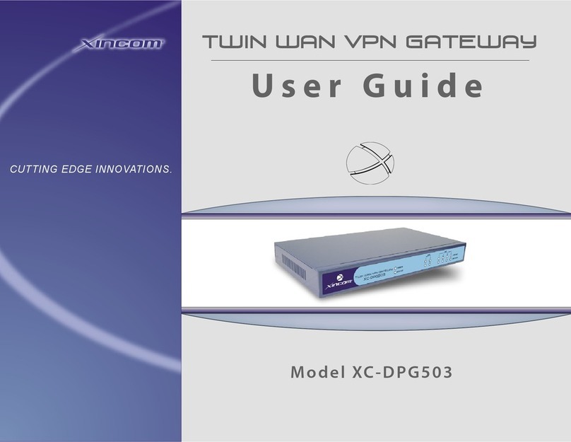 XiNCOM Twin WAN XC-DPG503 User manual