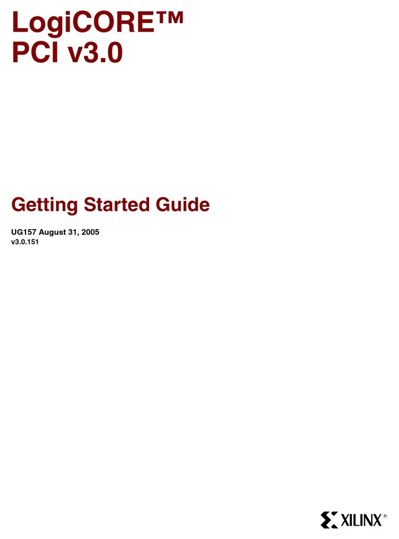Xilinx LogiCore LogiCore PCI v3.0 Getting started guide