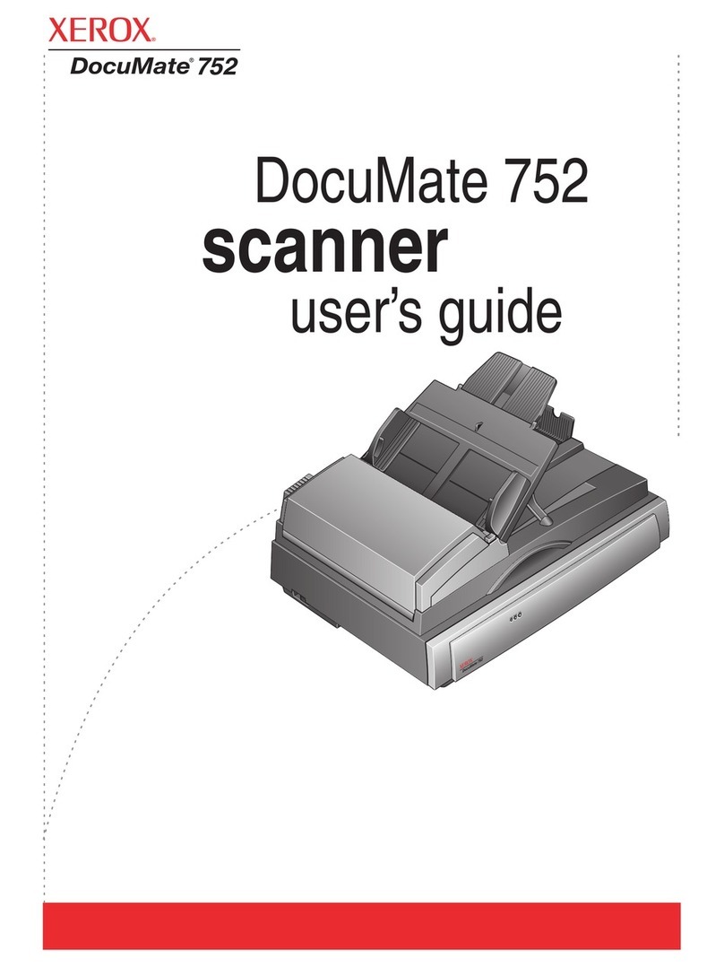 Xerox DocuMate 752 User manual