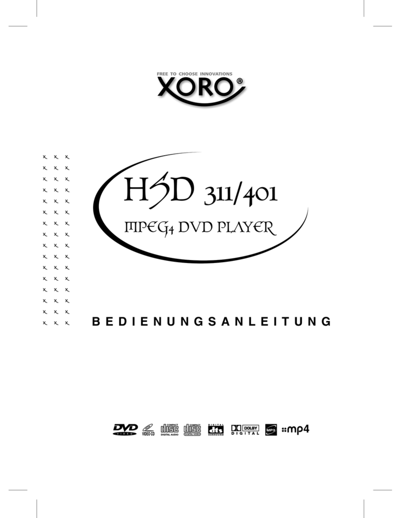 Xoro MPEG4 User manual